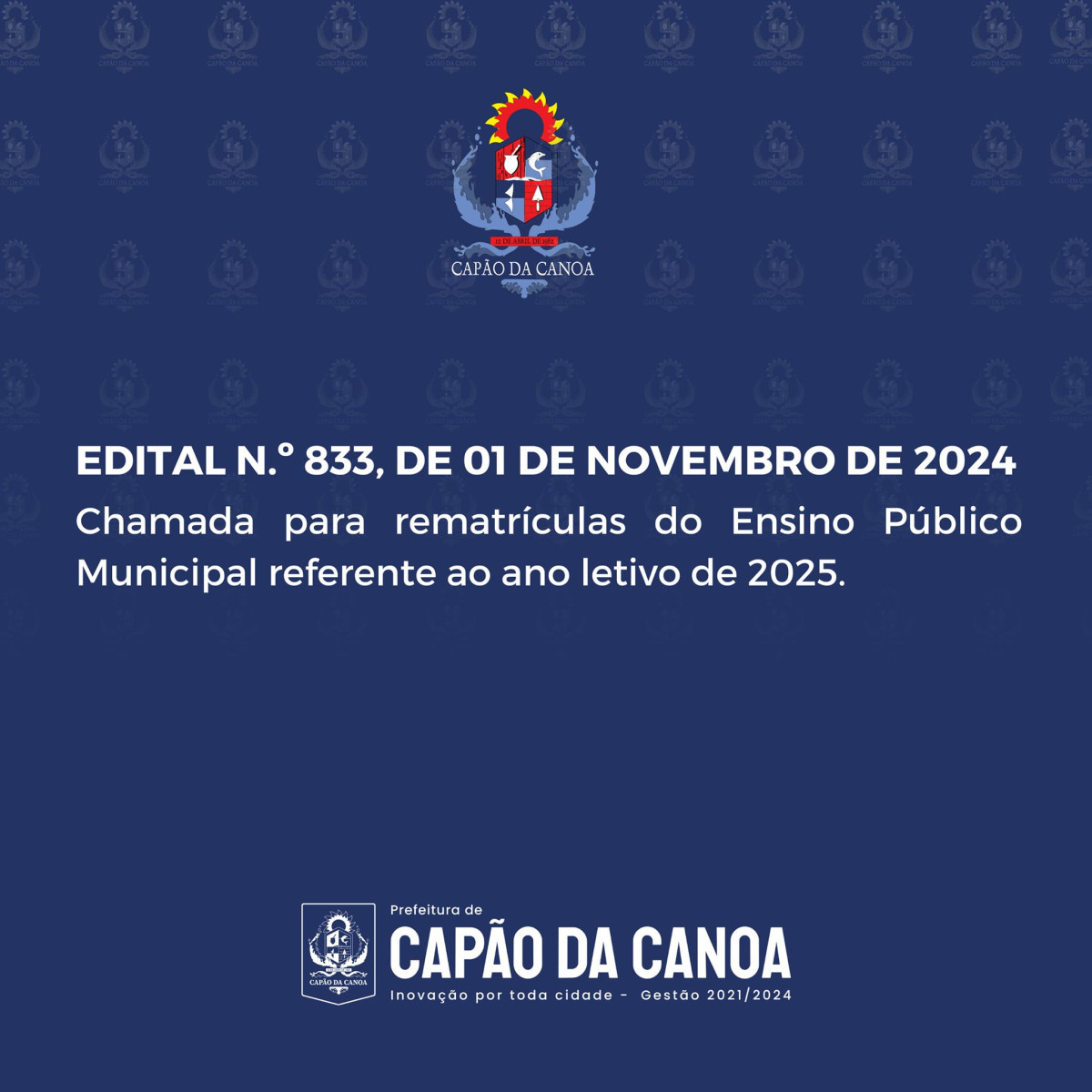 chamada-para-rematriculas-para-o-ensino-publico-municipal-para-o-ano-letivo-de-2025